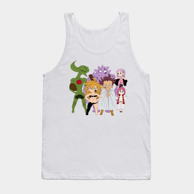 Chibi Commandments Tank Top by katelin1